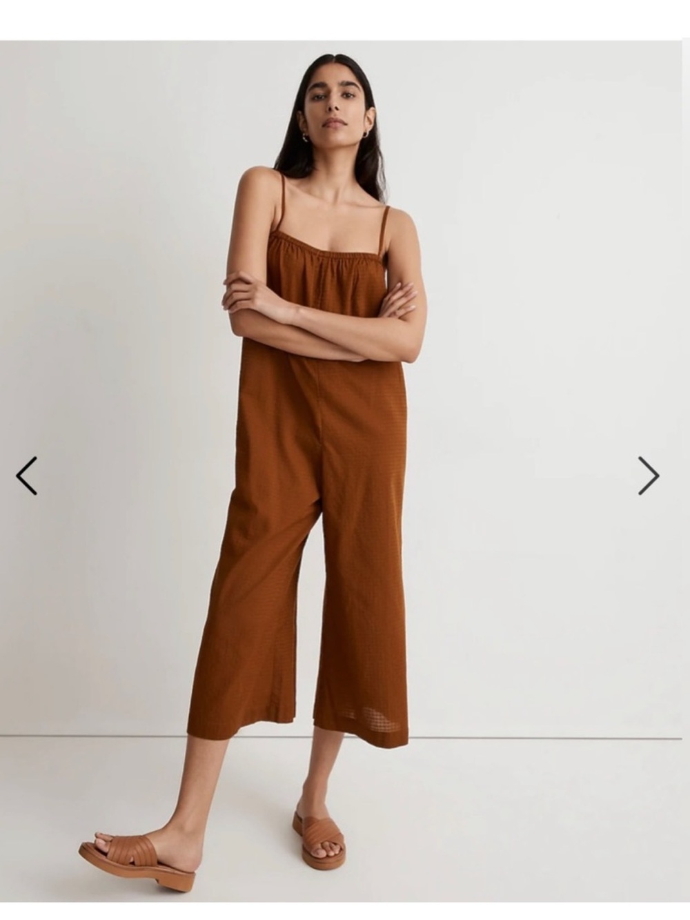 Madewell linen jumpsuit cover up - Size S